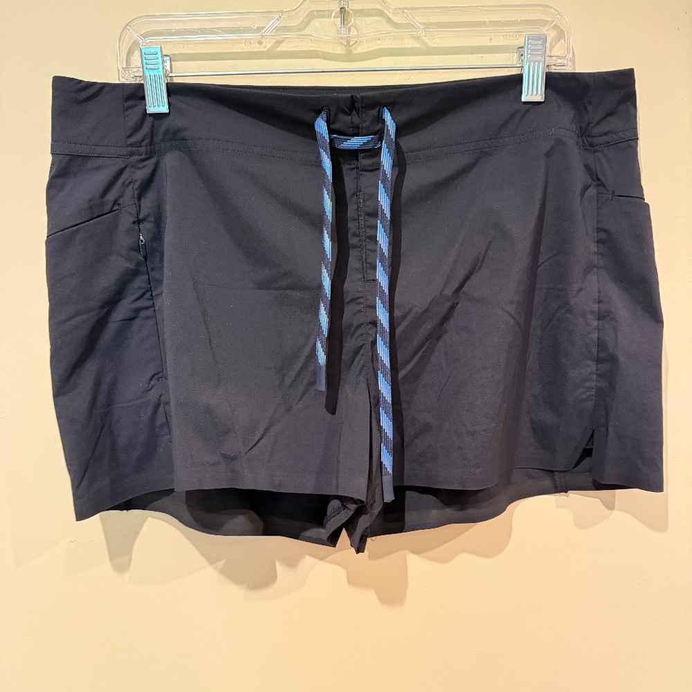 Title Nine Incrediboardie Board Shorts - Black - Size 14